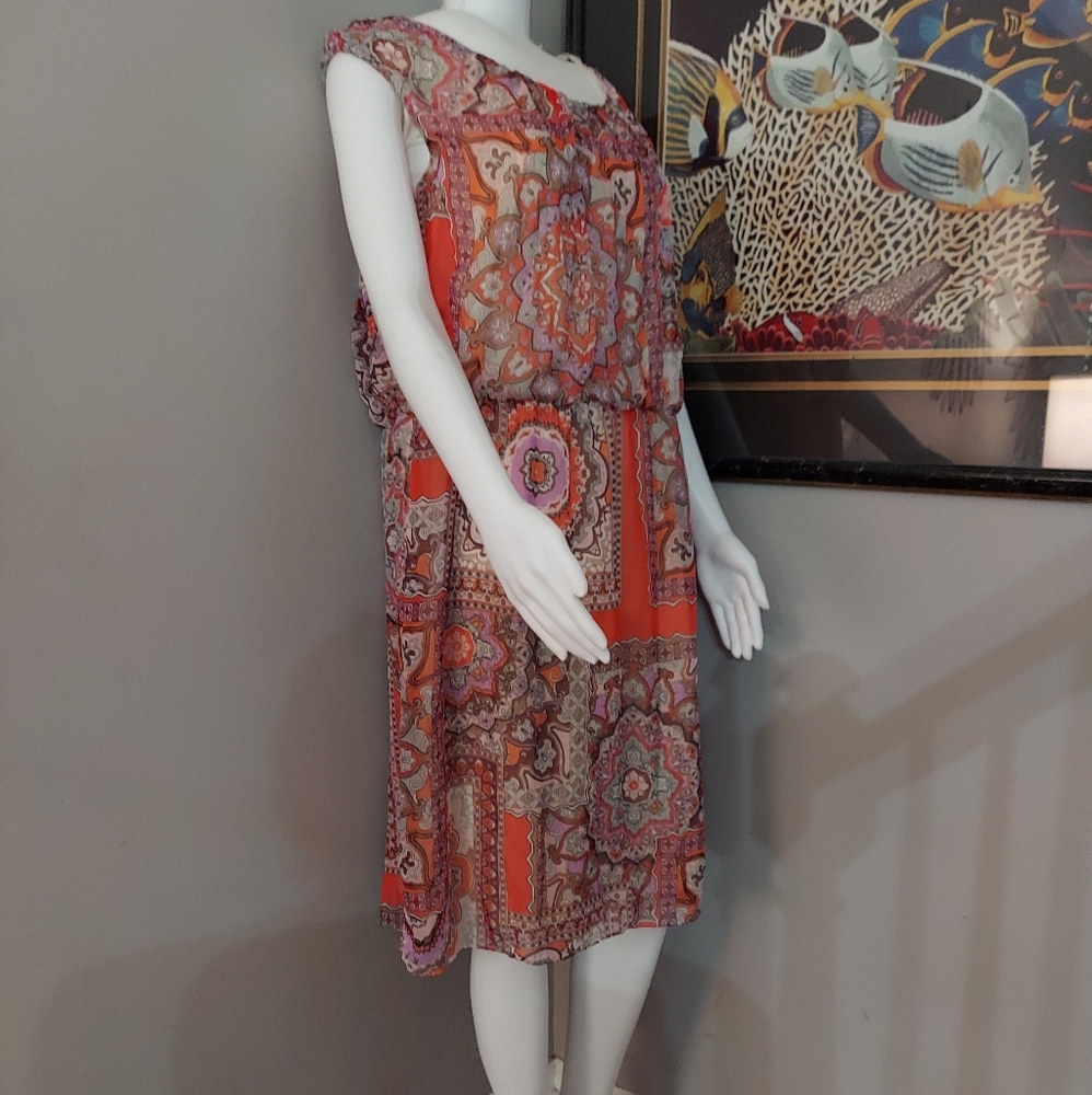 Size 20 Amanda Lane print dress
